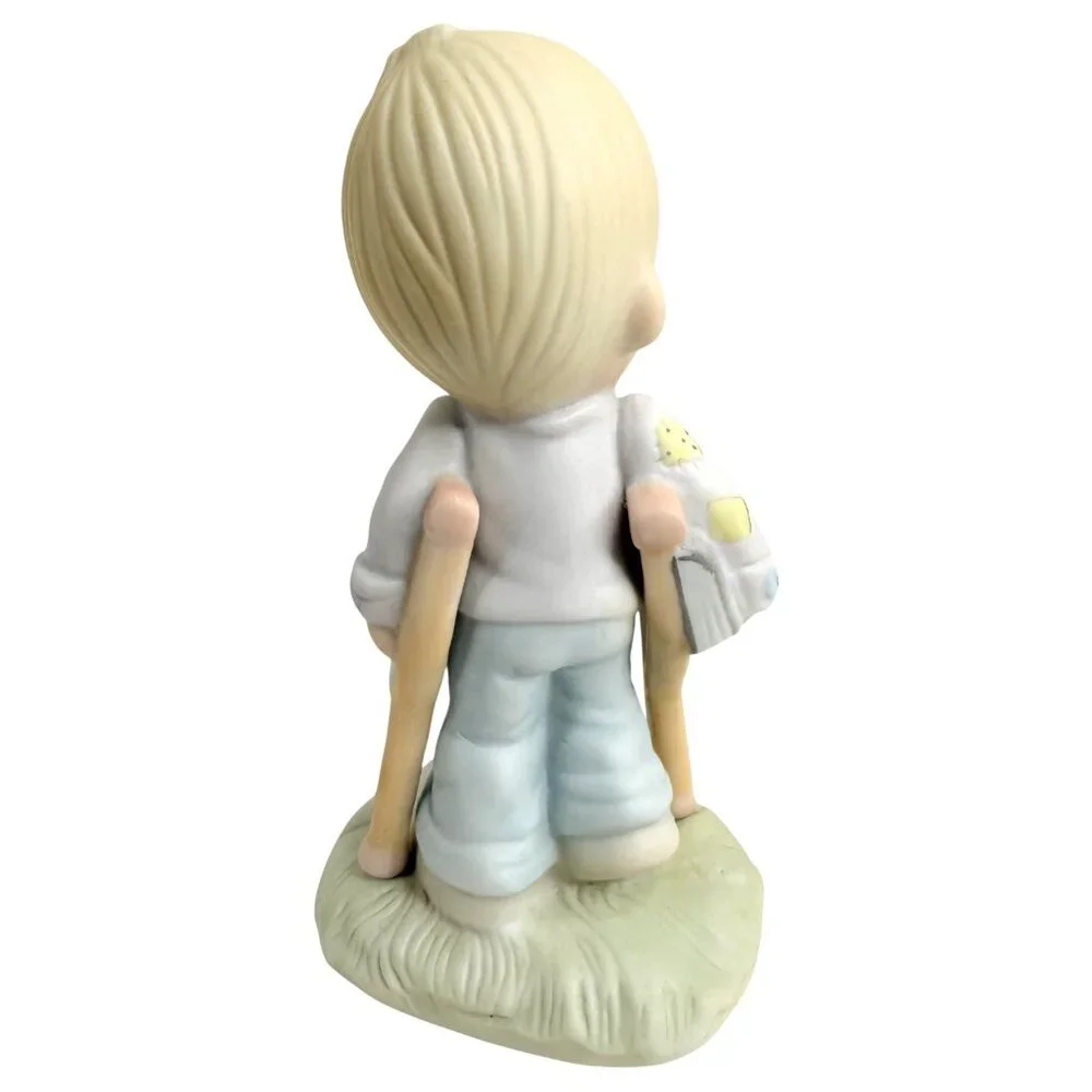 1979 Precious‎ Moments He Watches Over Us All Figurine Box Tag Jonathan & David